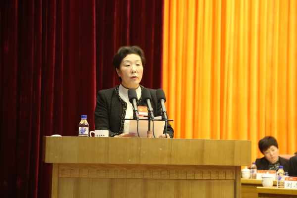 区政协主席孙爱华作《政协长春市二道区第四届委员会常务委员会工作
